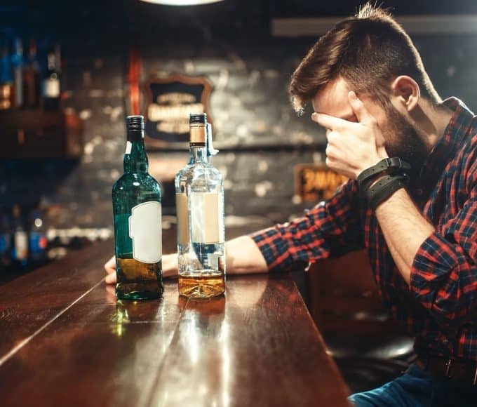 alcoholic man
