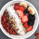 Vegan acai bowl recipe