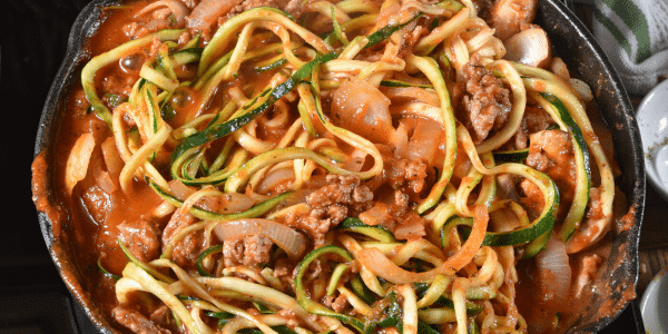 Healthy Spaghetti Dinner