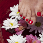 At home pedicure