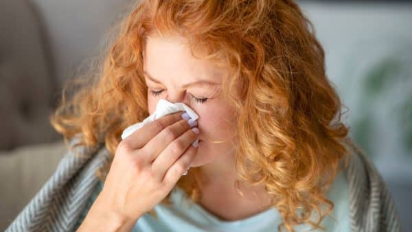 waking up with a stuffy nose